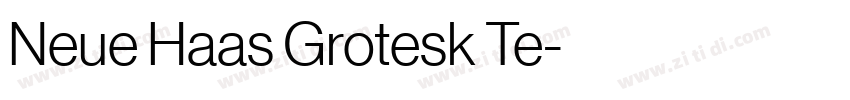 Neue Haas Grotesk Te字体转换 Neue Haas Grotesk Te字体转换